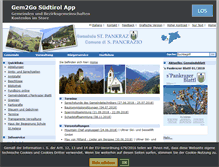 Tablet Screenshot of gemeinde.stpankraz.bz.it